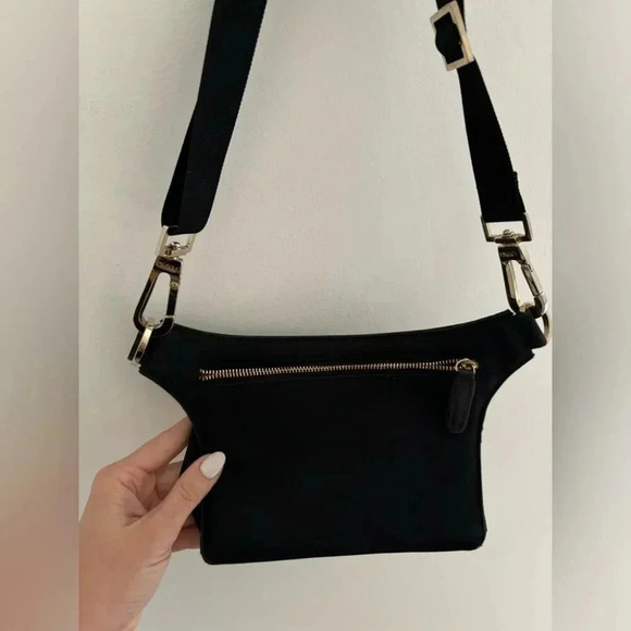 DKNY Black Leather Sling Back Bag - Picture 5 of 10